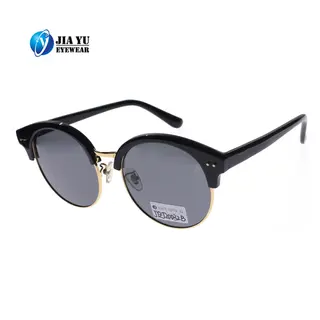 High Quality Fashion Black Custom Round Handmade Oversized  Acetate Sunglasses